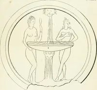 An illustration from Monumenti etruschi o di etrusco nome (1821)