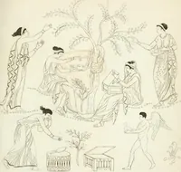 An illustration from Monumenti etruschi o di etrusco nome (1821)