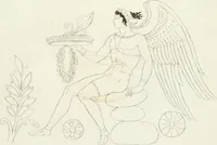 An illustration from Monumenti etruschi o di etrusco nome (1821)