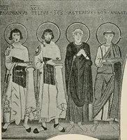 An illustration from Monuments of the early church (1901)
