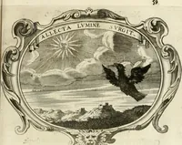 An illustration from Monumentum extremi honoris, perennis virtutis piis manibus serenissimi ac potentissimi principis Ferdinandi Mariae, utriusque Bavariae at superioris Palatinatus ducis ... : in Regio Electorali Templo RR. PP. Clericorum Regularium erectum ac nuncupatum (1679)