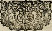 An illustration from Monumentum extremi honoris : perennis virtutis piis manibus serenissimi ac potentissimi principis Ferdinandi Mariae, utriusque Bavariae, ac superioris Palatinatus ducis ... : in Regio Electorali Templo RR. PP. Clericorum Regularium erectum ac nuncupatum (1679)