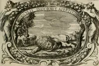 An illustration from Monumentum extremi honoris : perennis virtutis piis manibus serenissimi ac potentissimi principis Ferdinandi Mariae, utriusque Bavariae, ac superioris Palatinatus ducis ... : in Regio Electorali Templo RR. PP. Clericorum Regularium erectum ac nuncupatum (1679)