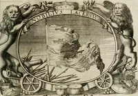 An illustration from Monumentum extremi honoris : perennis virtutis piis manibus serenissimi ac potentissimi principis Ferdinandi Mariae, utriusque Bavariae, ac superioris Palatinatus ducis ... : in Regio Electorali Templo RR. PP. Clericorum Regularium erectum ac nuncupatum (1679)