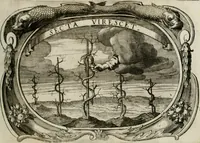 An illustration from Monumentum extremi honoris : perennis virtutis piis manibus serenissimi ac potentissimi principis Ferdinandi Mariae, utriusque Bavariae, ac superioris Palatinatus ducis ... : in Regio Electorali Templo RR. PP. Clericorum Regularium erectum ac nuncupatum (1679)