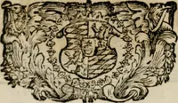 An illustration from Monumentum extremi honoris : perennis virtutis piis manibus serenissimi ac potentissimi principis Ferdinandi Mariae, utriusque Bavariae, ac superioris Palatinatus ducis ... : in Regio Electorali Templo RR. PP. Clericorum Regularium erectum ac nuncupatum (1679)
