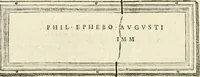 An illustration from Monumentum sive columbarium libertorum et servorum Liviae Augustae et Caesarum : Romae detectum in Via Appia, anno M.D.CC.XXVI. (1727)