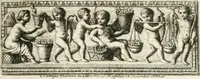 An illustration from Monumentum sive columbarium libertorum et servorum Liviae Augustae et Caesarum : Romae detectum in Via Appia, anno M.D.CC.XXVI. (1727)