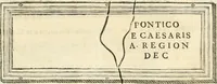 Picture 15 of 192 from Monumentum sive columbarium libertorum et servorum Liviae Augustae et Caesarum : Romae detectum in Via Appia, anno M.D.CC.XXVI. (1727), leaf 124