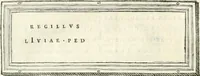 An illustration from Monumentum sive columbarium libertorum et servorum Liviae Augustae et Caesarum : Romae detectum in Via Appia, anno M.D.CC.XXVI. (1727)