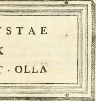 An illustration from Monumentum sive columbarium libertorum et servorum Liviae Augustae et Caesarum : Romae detectum in Via Appia, anno M.D.CC.XXVI. (1727)