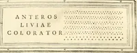 Picture 44 of 192 from Monumentum sive columbarium libertorum et servorum Liviae Augustae et Caesarum : Romae detectum in Via Appia, anno M.D.CC.XXVI. (1727), leaf 167