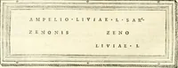 An illustration from Monumentum sive columbarium libertorum et servorum Liviae Augustae et Caesarum : Romae detectum in Via Appia, anno M.D.CC.XXVI. (1727)