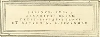Picture 46 of 192 from Monumentum sive columbarium libertorum et servorum Liviae Augustae et Caesarum : Romae detectum in Via Appia, anno M.D.CC.XXVI. (1727), leaf 171