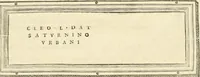An illustration from Monumentum sive columbarium libertorum et servorum Liviae Augustae et Caesarum : Romae detectum in Via Appia, anno M.D.CC.XXVI. (1727)