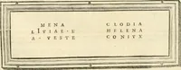 An illustration from Monumentum sive columbarium libertorum et servorum Liviae Augustae et Caesarum : Romae detectum in Via Appia, anno M.D.CC.XXVI. (1727)