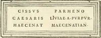 Picture 52 of 192 from Monumentum sive columbarium libertorum et servorum Liviae Augustae et Caesarum : Romae detectum in Via Appia, anno M.D.CC.XXVI. (1727), leaf 175