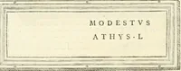 An illustration from Monumentum sive columbarium libertorum et servorum Liviae Augustae et Caesarum : Romae detectum in Via Appia, anno M.D.CC.XXVI. (1727)