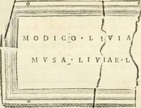 An illustration from Monumentum sive columbarium libertorum et servorum Liviae Augustae et Caesarum : Romae detectum in Via Appia, anno M.D.CC.XXVI. (1727)