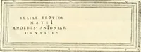 Picture 84 of 192 from Monumentum sive columbarium libertorum et servorum Liviae Augustae et Caesarum : Romae detectum in Via Appia, anno M.D.CC.XXVI. (1727), leaf 213
