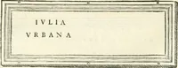 An illustration from Monumentum sive columbarium libertorum et servorum Liviae Augustae et Caesarum : Romae detectum in Via Appia, anno M.D.CC.XXVI. (1727)