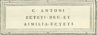 Picture 93 of 192 from Monumentum sive columbarium libertorum et servorum Liviae Augustae et Caesarum : Romae detectum in Via Appia, anno M.D.CC.XXVI. (1727), leaf 222