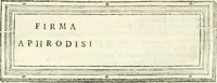 An illustration from Monumentum sive columbarium libertorum et servorum Liviae Augustae et Caesarum : Romae detectum in Via Appia, anno M.D.CC.XXVI. (1727)