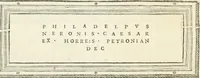 Picture 103 of 192 from Monumentum sive columbarium libertorum et servorum Liviae Augustae et Caesarum : Romae detectum in Via Appia, anno M.D.CC.XXVI. (1727), leaf 226