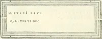 An illustration from Monumentum sive columbarium libertorum et servorum Liviae Augustae et Caesarum : Romae detectum in Via Appia, anno M.D.CC.XXVI. (1727)