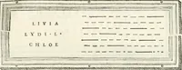 Picture 130 of 192 from Monumentum sive columbarium libertorum et servorum Liviae Augustae et Caesarum : Romae detectum in Via Appia, anno M.D.CC.XXVI. (1727), leaf 242