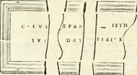 An illustration from Monumentum sive columbarium libertorum et servorum Liviae Augustae et Caesarum : Romae detectum in Via Appia, anno M.D.CC.XXVI. (1727)