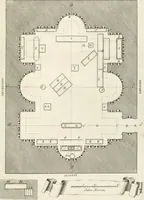 An illustration from Monumentum sive columbarium libertorum et servorum Liviae Augustae et Caesarum : Romae detectum in Via Appia, anno M.D.CC.XXVI. (1727)