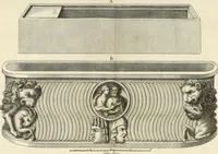 An illustration from Monumentum sive columbarium libertorum et servorum Liviae Augustae et Caesarum : Romae detectum in Via Appia, anno M.D.CC.XXVI. (1727)