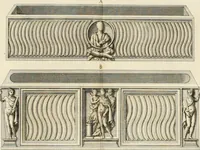 An illustration from Monumentum sive columbarium libertorum et servorum Liviae Augustae et Caesarum : Romae detectum in Via Appia, anno M.D.CC.XXVI. (1727)