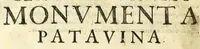 An illustration from Monvmenta patavina Sertorii Vrsati stvdio collecta, digesta, explicata, suisque iconibus expressa . (1652)