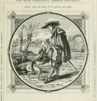 An illustration from Moral emblems : with aphorisms, adages, and proverbs, of all ages and nations, from Jacob Cats and Robert Farlie : with illustrations freely rendered, from designs found in their works (1860)