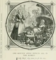 Picture 51 of 118 from Moral emblems : with aphorisms, adages, and proverbs, of all ages and nations, from Jacob Cats and Robert Farlie : with illustrations freely rendered, from designs found in their works (1860), leaf 120