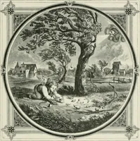 An illustration from Moral emblems : with aphorisms, adages, and proverbs, of all ages and nations, from Jacob Cats and Robert Farlie : with illustrations freely rendered, from designs found in their works (1860)