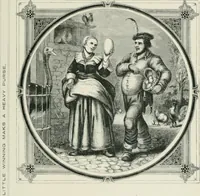 An illustration from Moral emblems : with aphorisms, adages, and proverbs, of all ages and nations, from Jacob Cats and Robert Farlie : with illustrations freely rendered, from designs found in their works (1860)