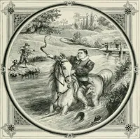 An illustration from Moral emblems : with aphorisms, adages, and proverbs, of all ages and nations, from Jacob Cats and Robert Farlie : with illustrations freely rendered, from designs found in their works (1860)