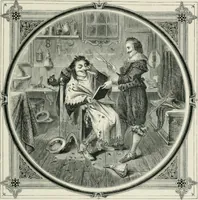 An illustration from Moral emblems : with aphorisms, adages, and proverbs, of all ages and nations, from Jacob Cats and Robert Farlie : with illustrations freely rendered, from designs found in their works (1860)