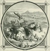 Picture 95 of 118 from Moral emblems : with aphorisms, adages, and proverbs, of all ages and nations, from Jacob Cats and Robert Farlie : with illustrations freely rendered, from designs found in their works (1860), leaf 208
