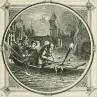 An illustration from Moral emblems : with aphorisms, adages, and proverbs, of all ages and nations, from Jacob Cats and Robert Farlie : with illustrations freely rendered, from designs found in their works (1860)