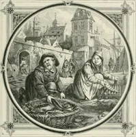 An illustration from Moral emblems : with aphorisms, adages, and proverbs, of all ages and nations, from Jacob Cats and Robert Farlie : with illustrations freely rendered, from designs found in their works (1860)