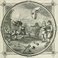 An illustration from Moral emblems : with aphorisms, adages, and proverbs, of all ages and nations, from Jacob Cats and Robert Farlie : with illustrations freely rendered, from designs found in their works (1860)