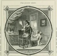 An illustration from Moral emblems : with aphorisms, adages, and proverbs, of all ages and nations, from Jacob Cats and Robert Farlie : with illustrations freely rendered, from designs found in their works (1860)