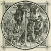 Picture 41 of 114 from Moral emblems : with aphorisms, adages, and proverbs, of all ages and nations, from Jacob Cats and Robert Farlie : with illustrations freely rendered, from designs found in their works (1860), leaf 102