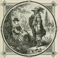 An illustration from Moral emblems : with aphorisms, adages, and proverbs, of all ages and nations, from Jacob Cats and Robert Farlie : with illustrations freely rendered, from designs found in their works (1860)
