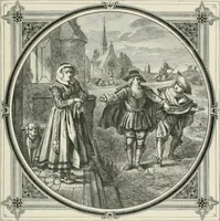 An illustration from Moral emblems : with aphorisms, adages, and proverbs, of all ages and nations, from Jacob Cats and Robert Farlie : with illustrations freely rendered, from designs found in their works (1860)