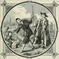 An illustration from Moral emblems : with aphorisms, adages, and proverbs, of all ages and nations, from Jacob Cats and Robert Farlie : with illustrations freely rendered, from designs found in their works (1860)